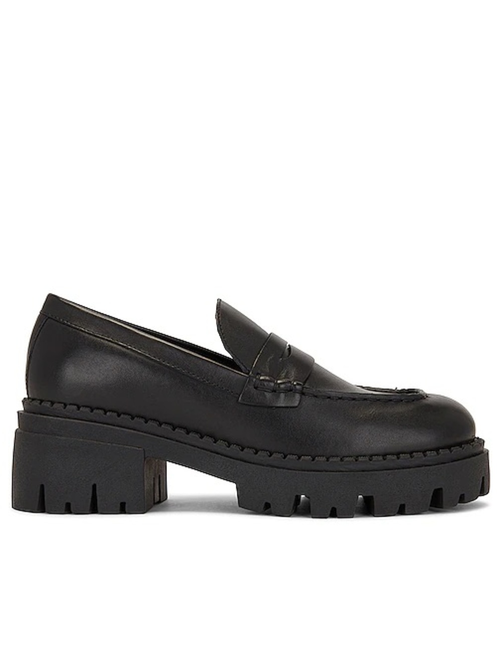 Free People. Lyra Lug Sole Loafer. Black. Size 38.5.